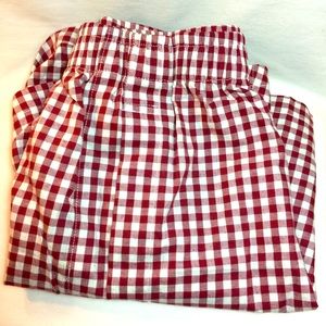 Bills Khakis Men’s Large Boxers, Gingham Red, New